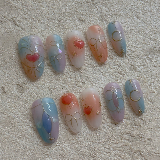 Pastel Heart Constellation